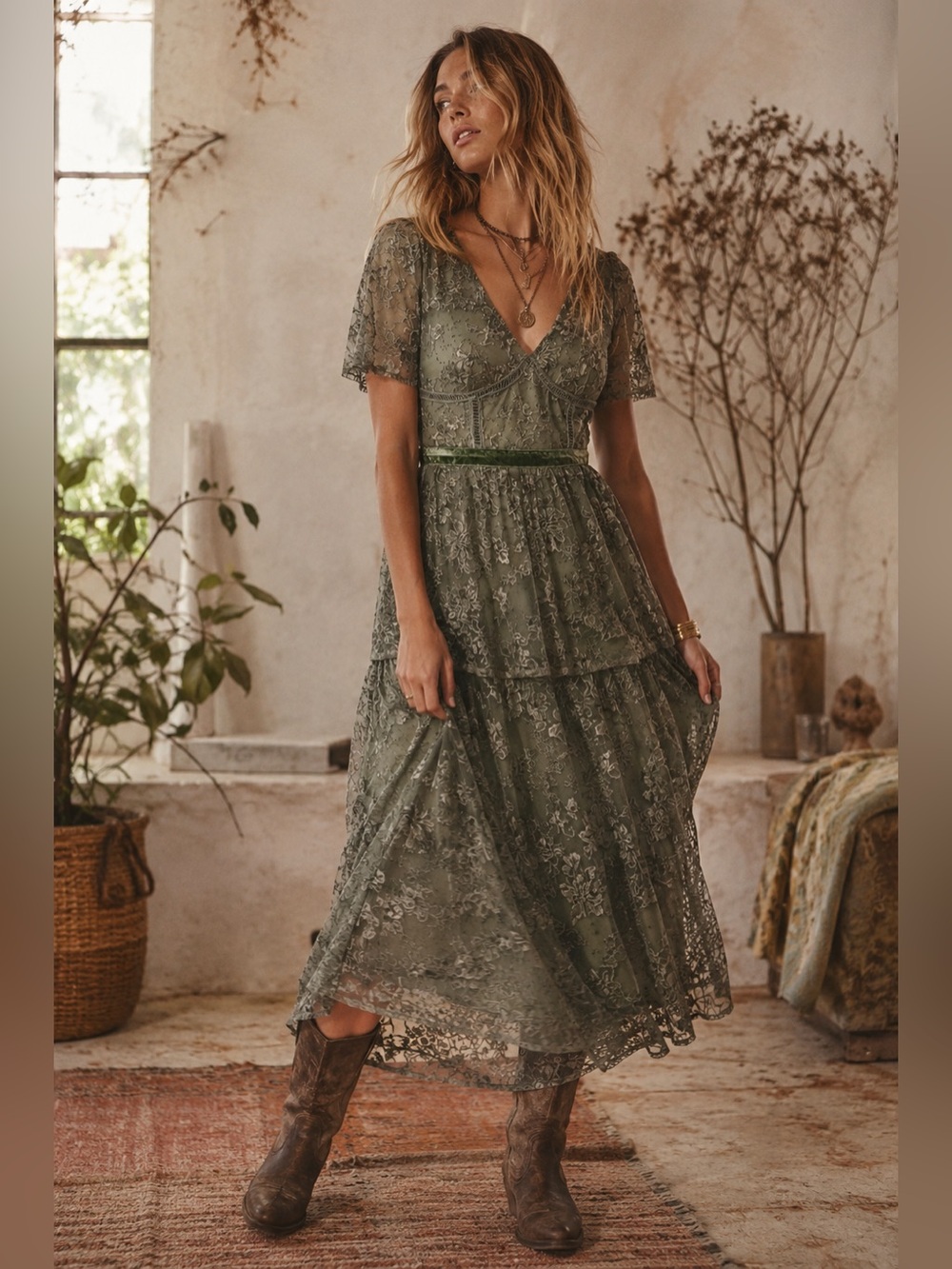 JUST ME | Angela Midi Dress